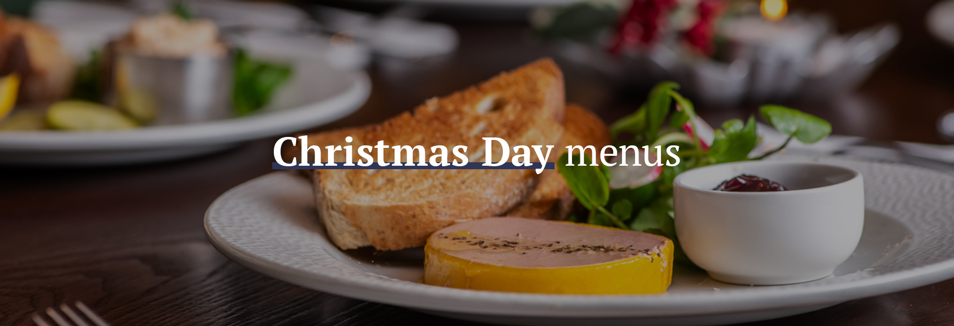 Christmas Day Menu at The Prince of Wales Feathers