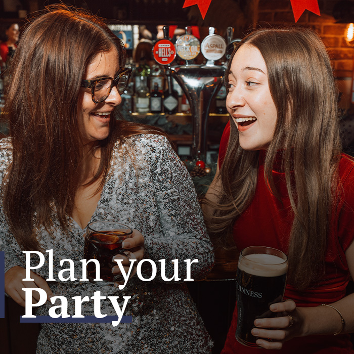 Make a group booking. Christmas at The Prince of Wales Feathers in London